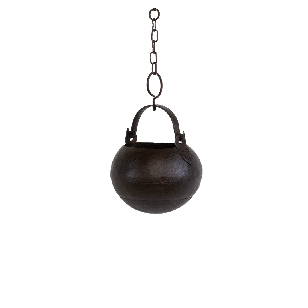 OLLA O MACETA COLGANTE METAL