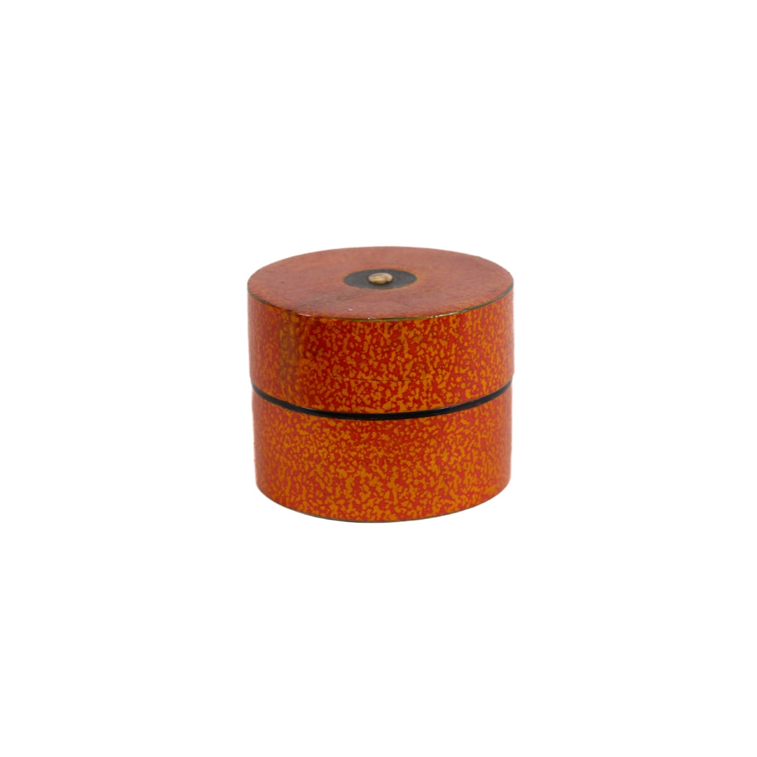 CAJA REDONDA NARANJA
