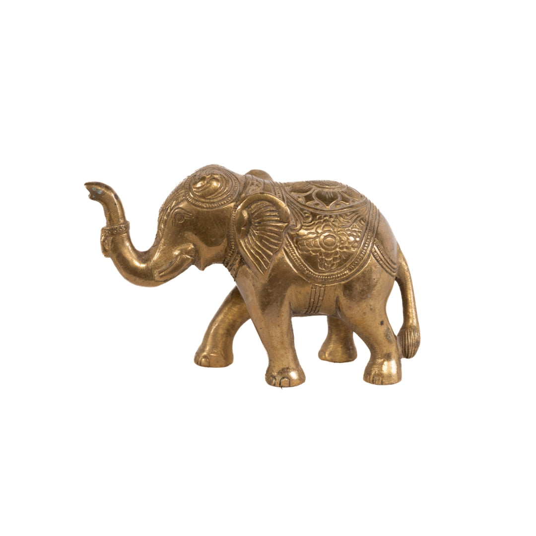 ELEFANTE BRONCE DORADO