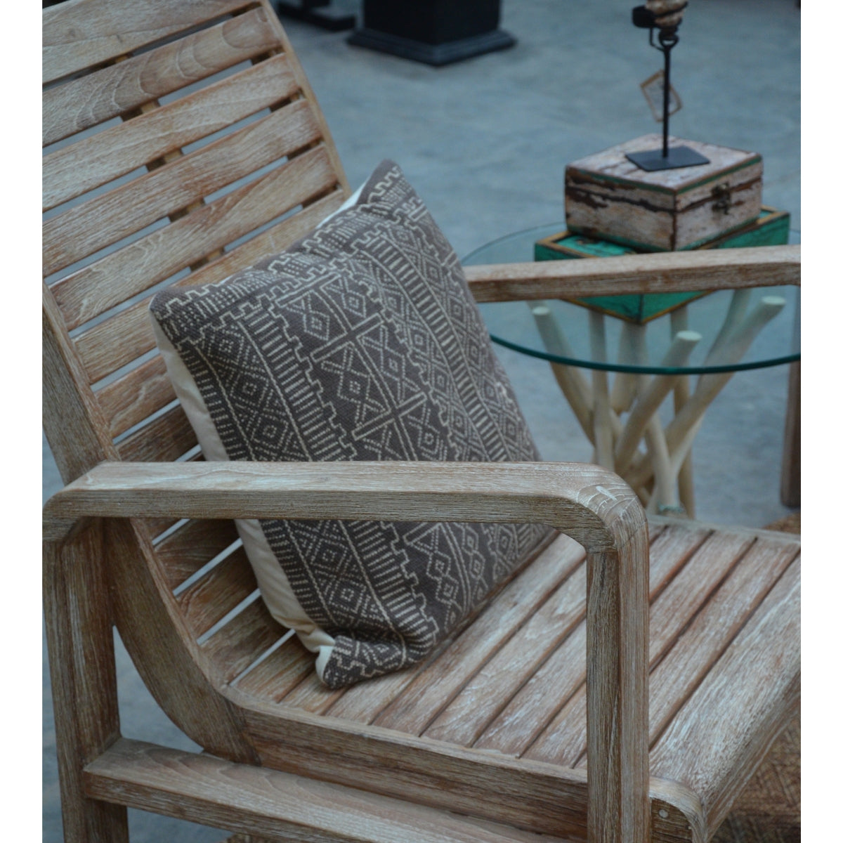 SILLA EXTERIOR TECA