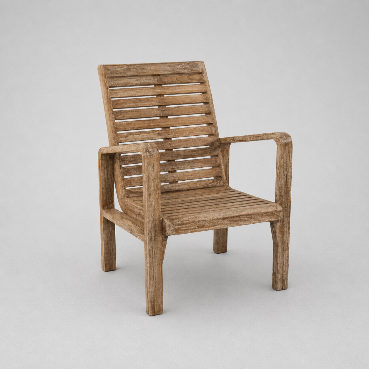 SILLA EXTERIOR TECA