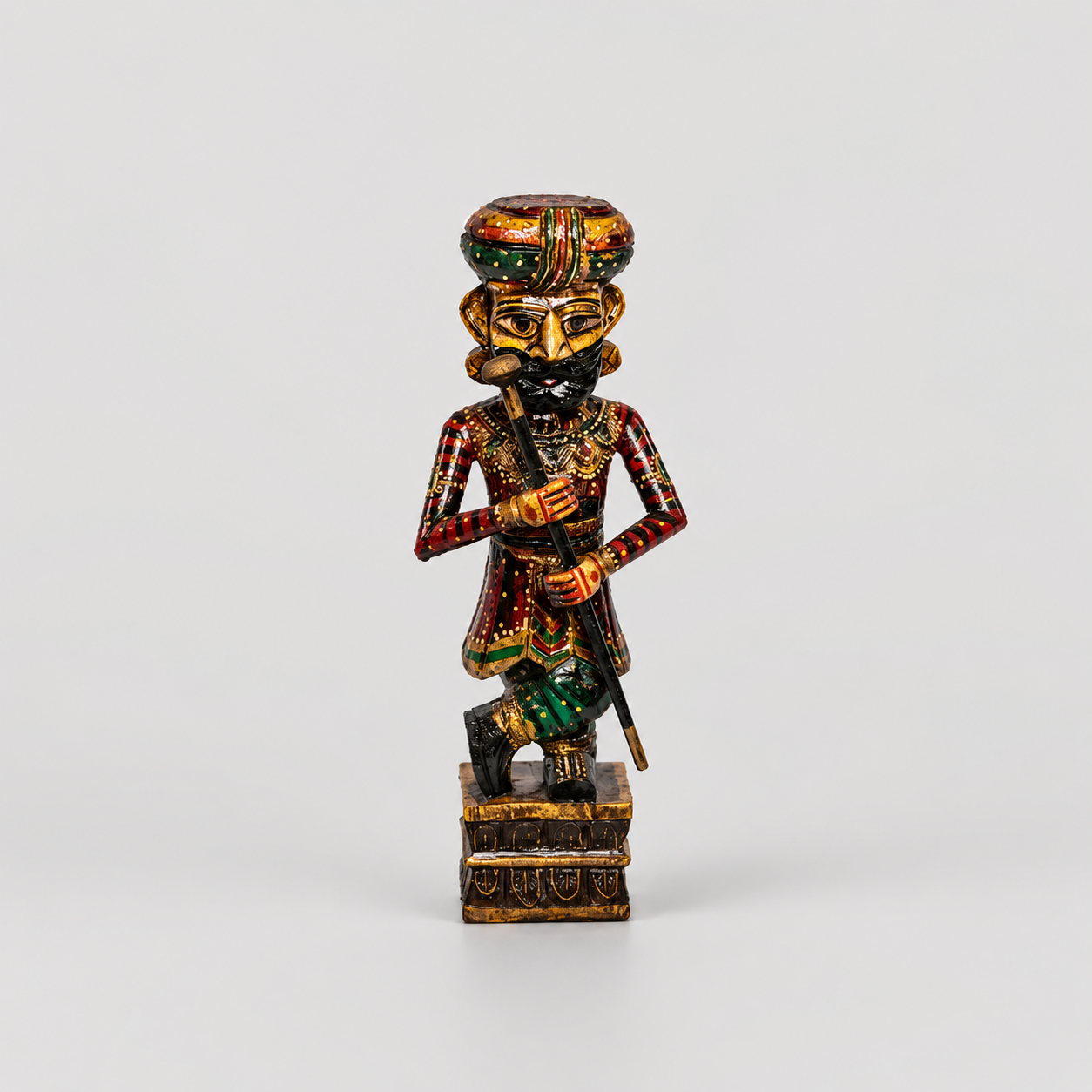 SOLDADO DE MADERA PINTADO