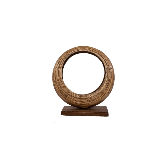 ESCULTURA RUEDA BAMBU MEDIANA