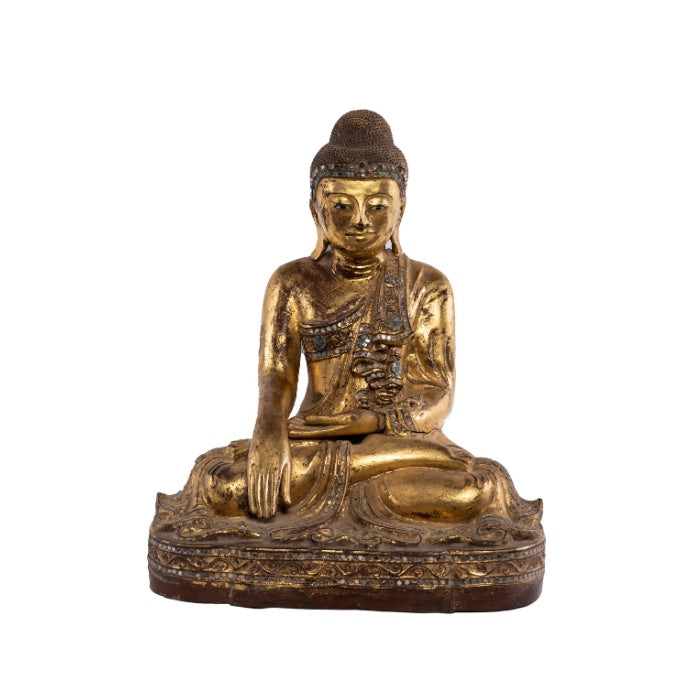 BUDA ANTIGUO CON PIEDRAS