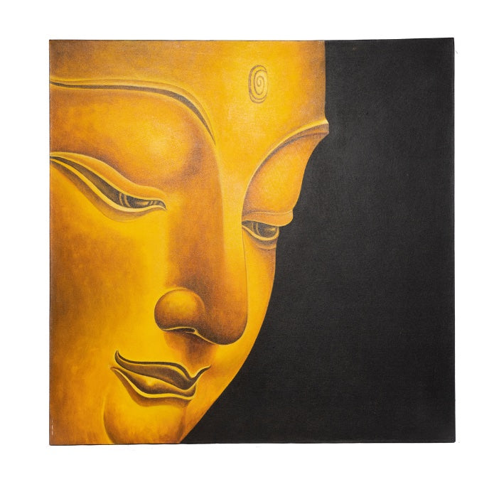 CUADRO CON ROSTRO BUDA