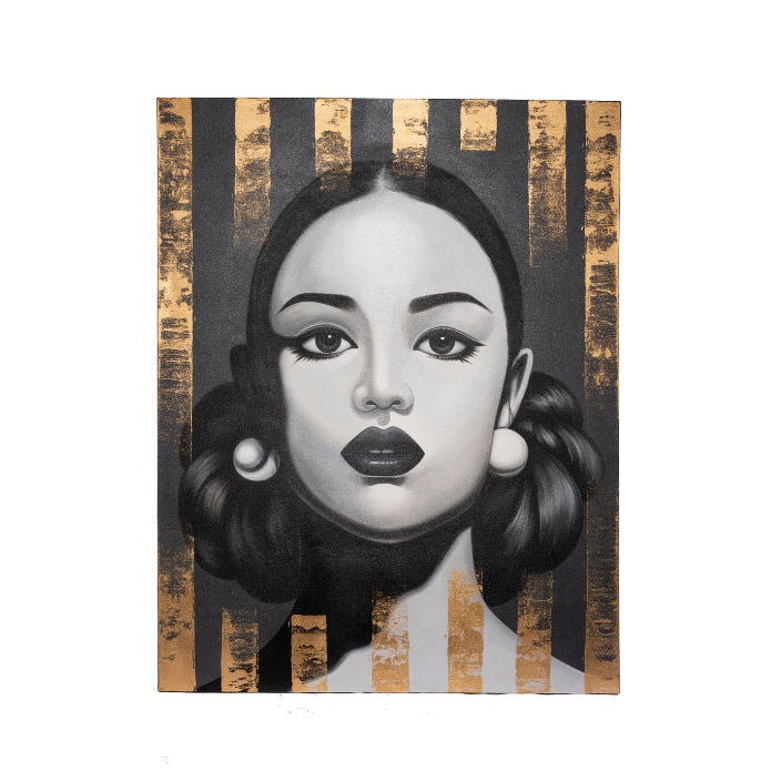 CUADRO ROSTRO MUJER