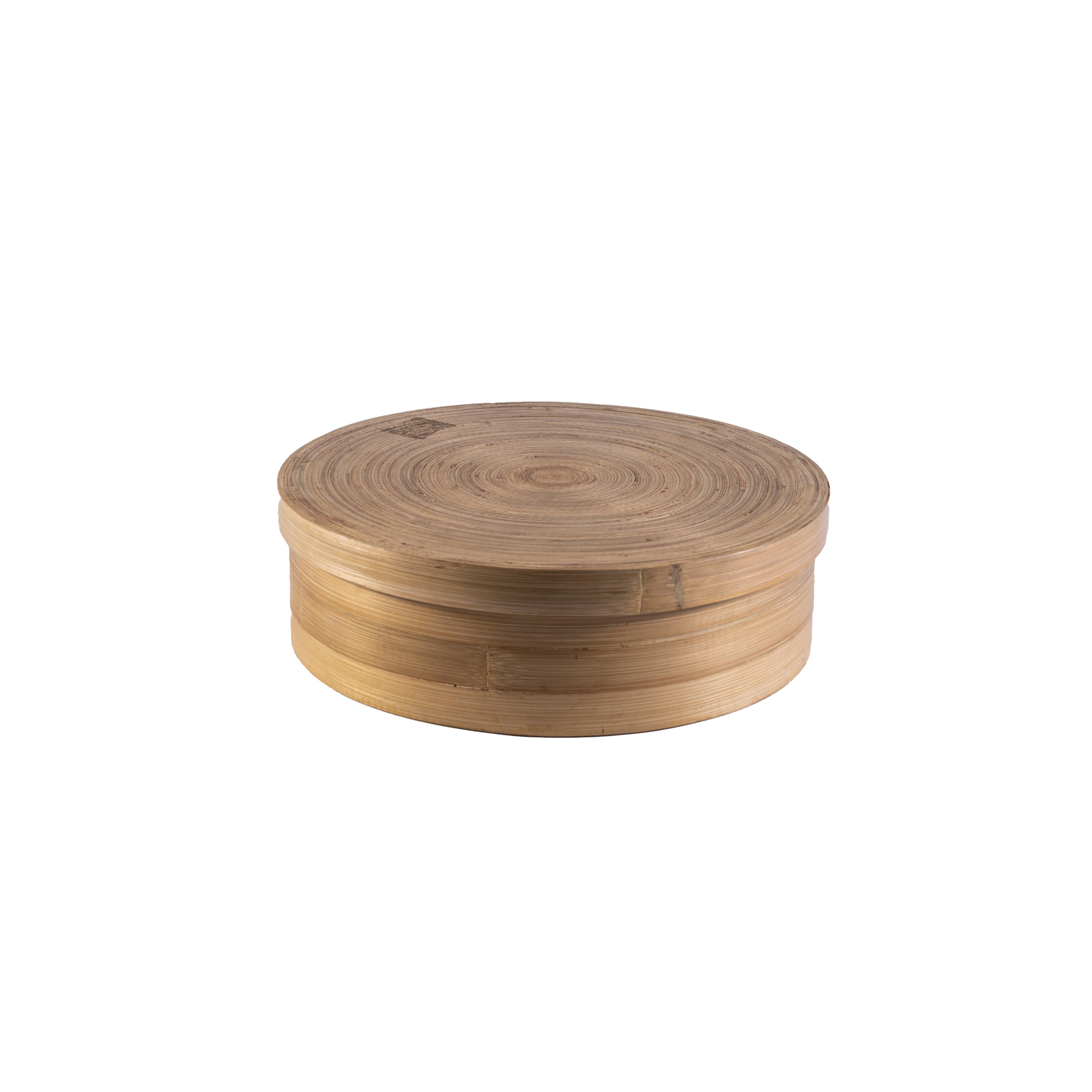 CAJA REDONDA BAMBU NATURAL