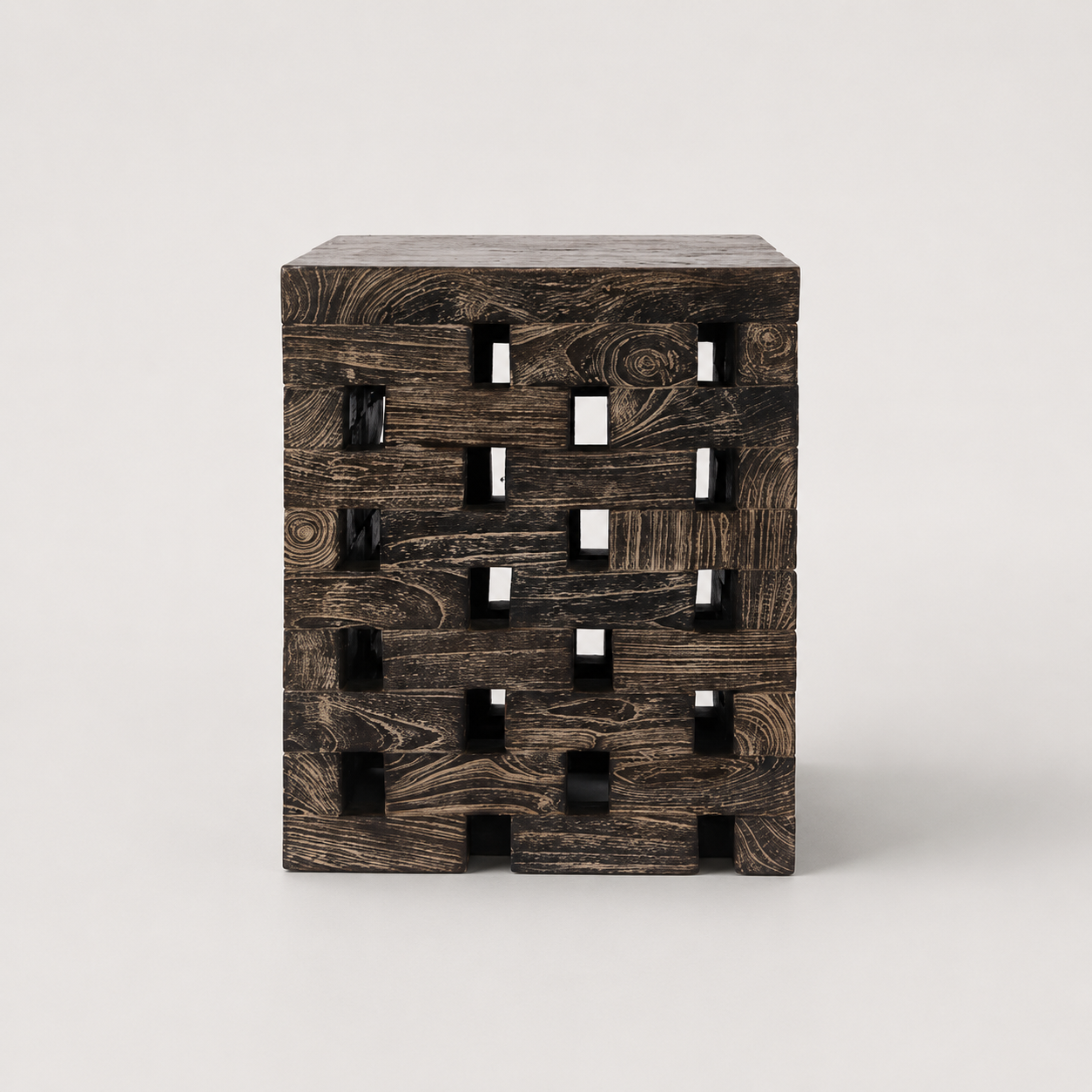BASE MADERA CUADRADA OBSCURA