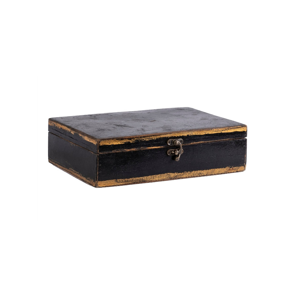 CAJA CON TAPA GRANDE NEGRA