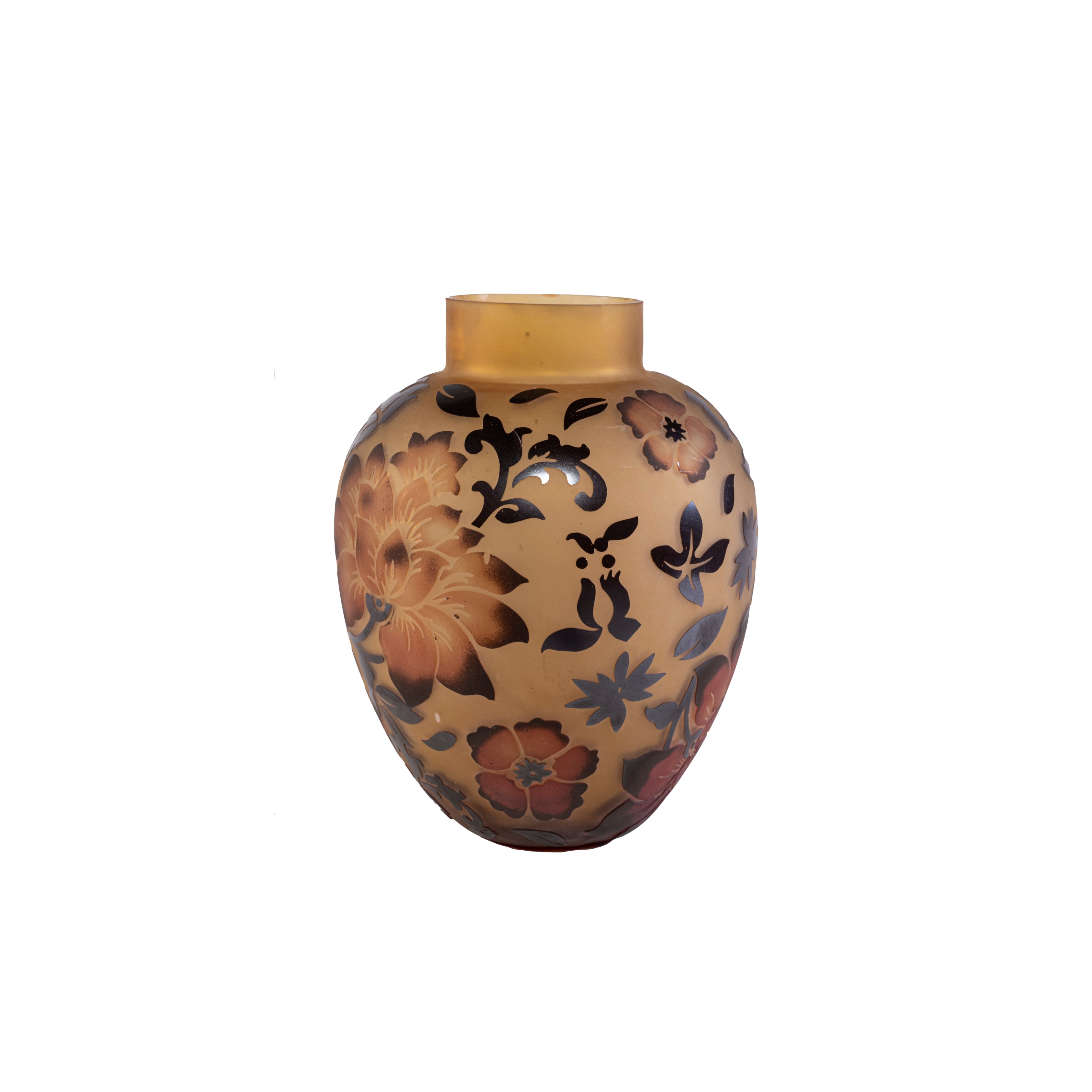 FLORERO DE VIDRIO CHINO