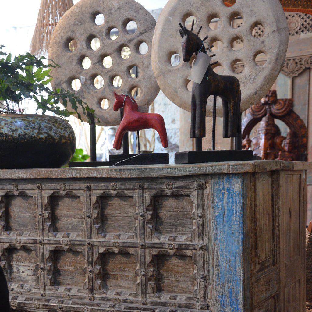 ESCULTURA CABALLO PALITOS
