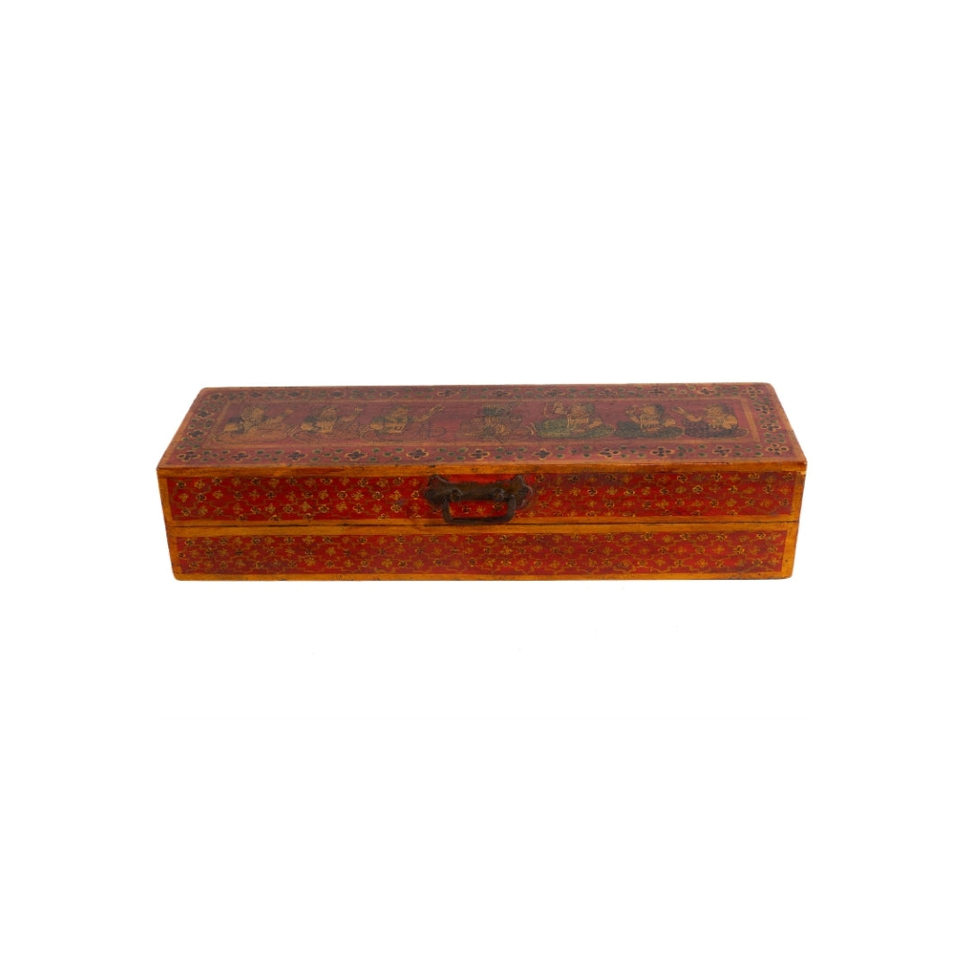CAJA RECTANGULAR MONAS PINTADAS