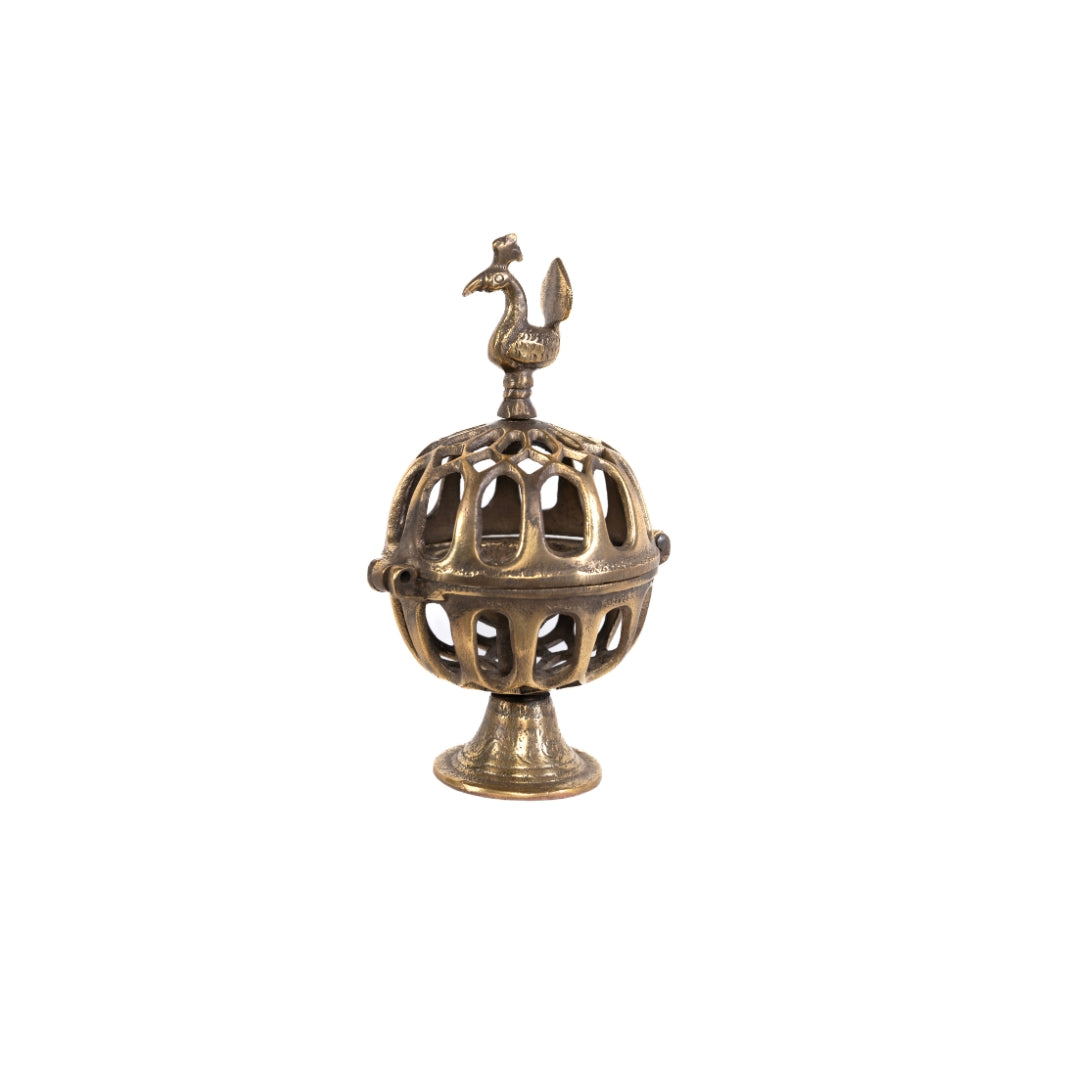 CANDELABRO CON TAPA BRONCE