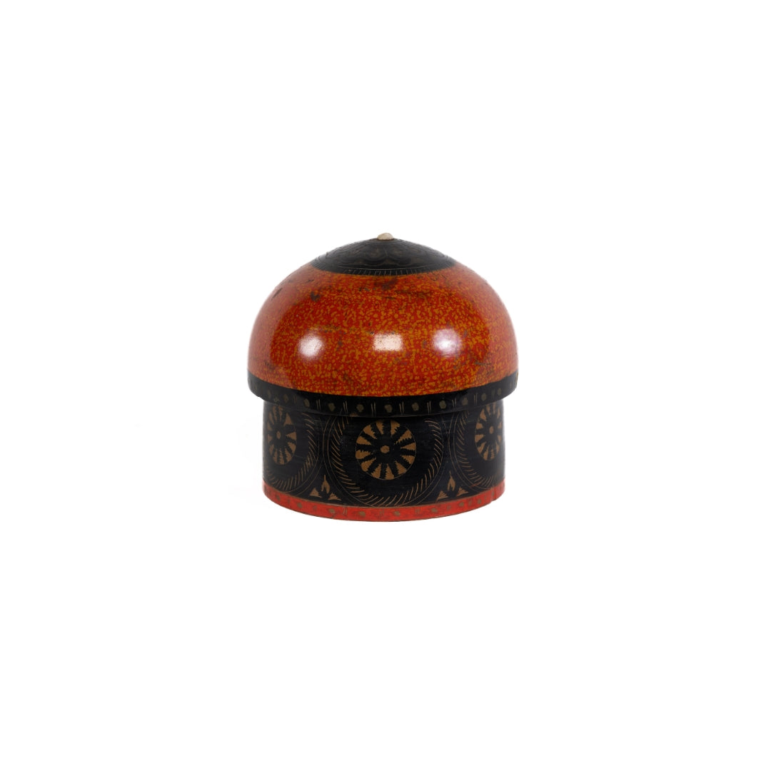 CAJITA PEQUEÑA NARANJA CON NEGRO