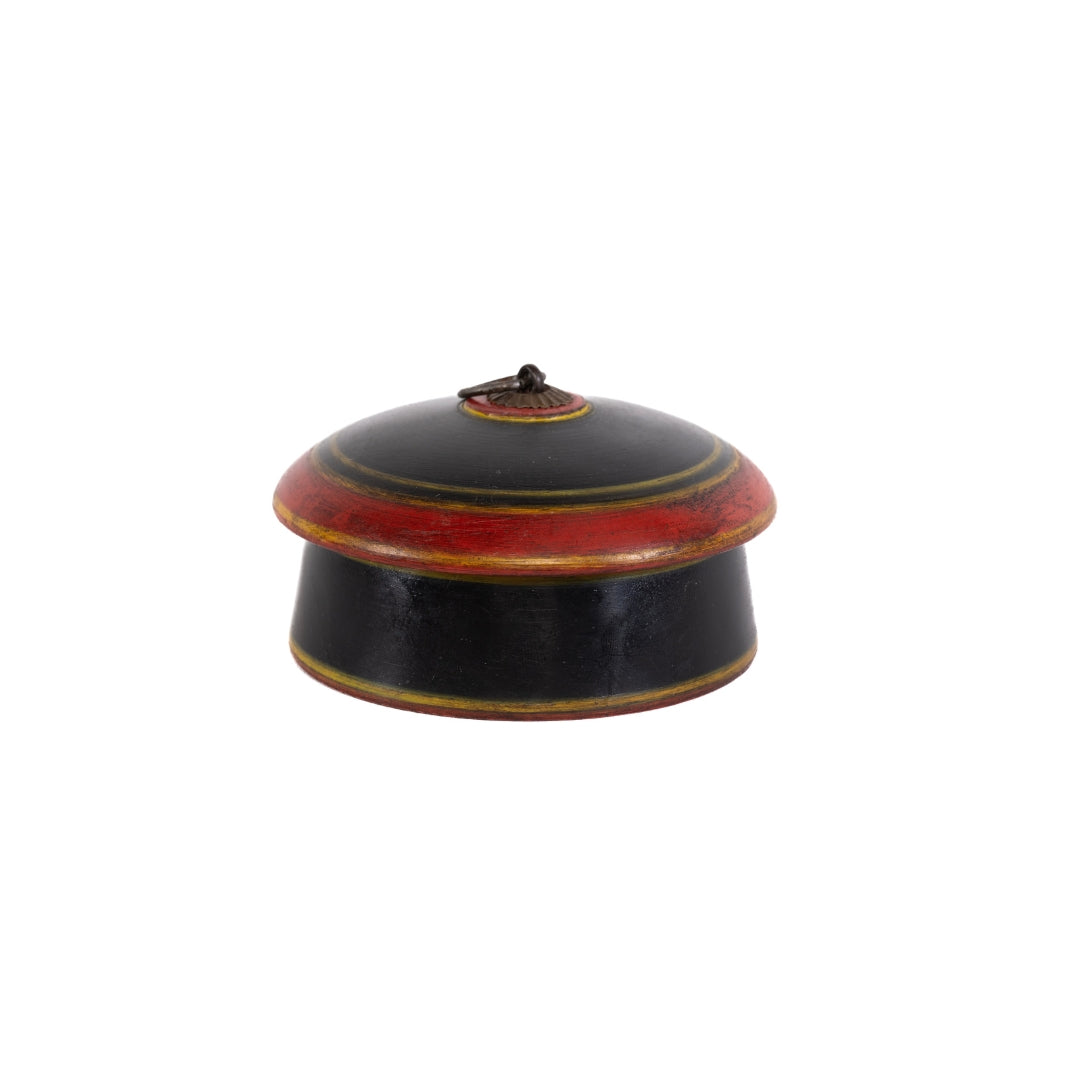 CAJA PEQUEÑA ROJA CON NEGRO