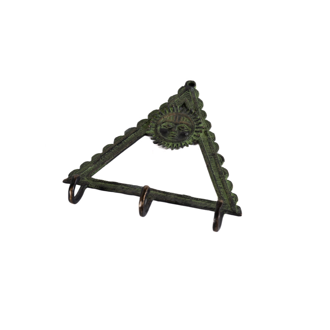 PERCHERO TRIANGULO BRONCE