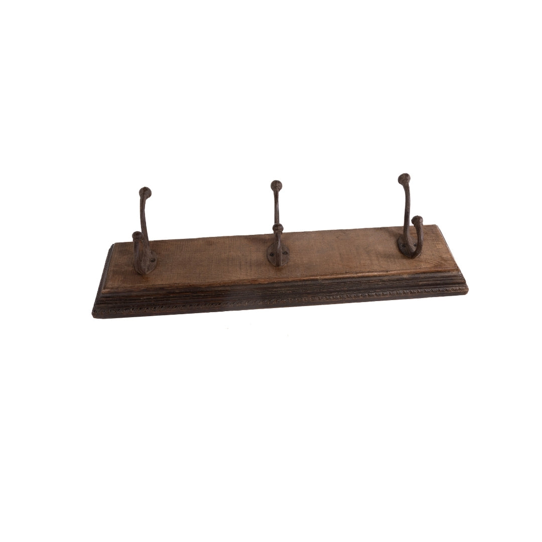 PERCHERO RECTANGULAR DE TECA