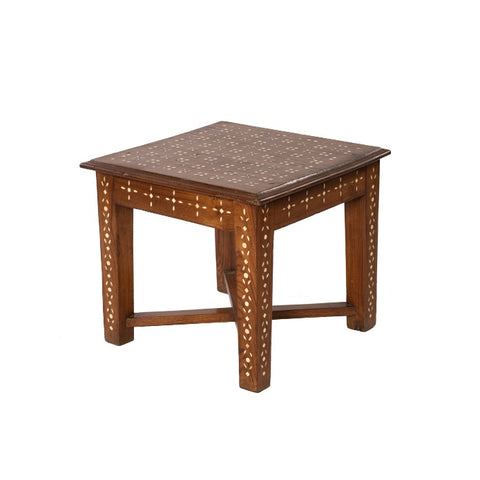 MESA LATERAL CON DETALLES HUESO