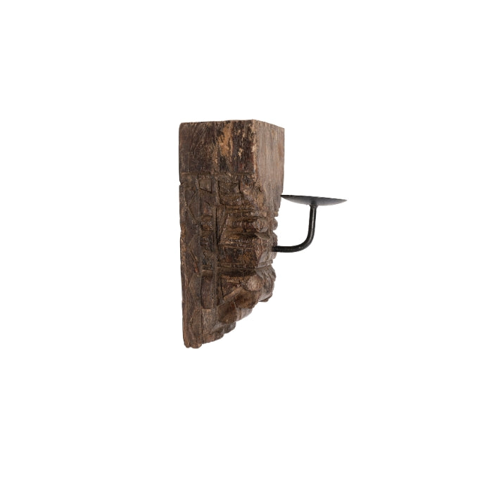 CANDELABRO PARA MURO DE MADERA