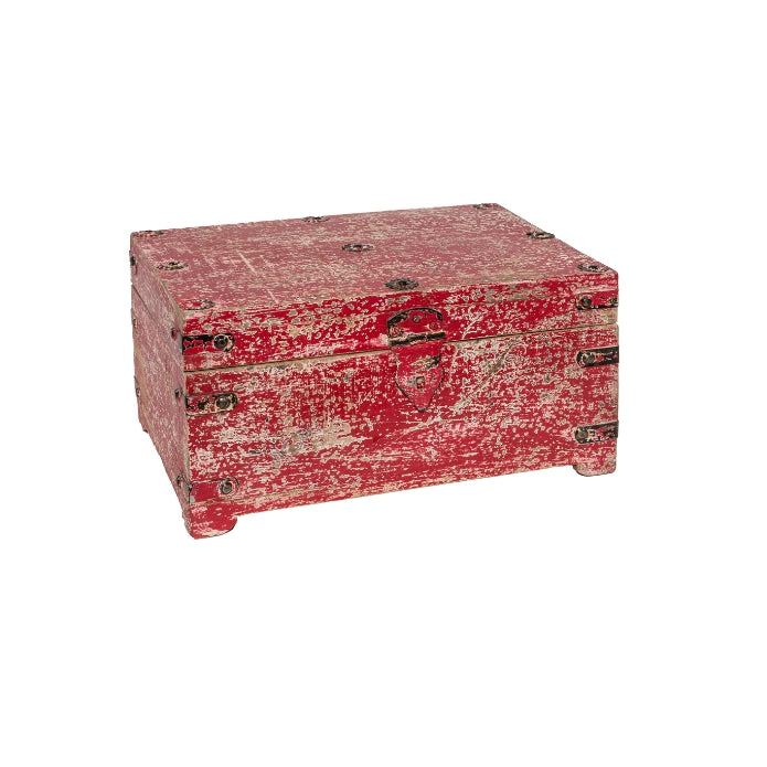 CAJA CON TAPA ROJA GRANDE