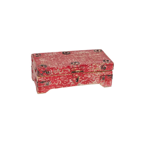 CAJA CON TAPA ROJA CHICA