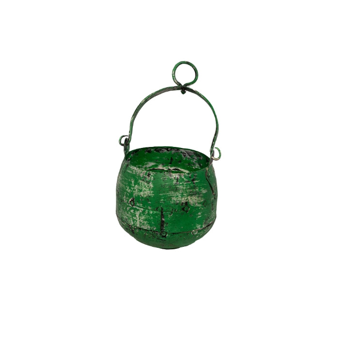 OLLA PEQUEÑA METAL VERDE