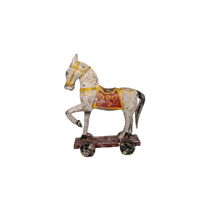 FIGURA CABALLO CON BASE RUEDAS