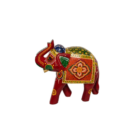 ELEFANTE TROMPA PARADA ROJO GRANDE