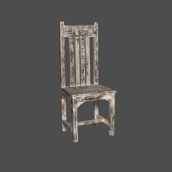 SILLA COLORIDA DE TECA