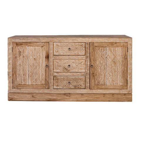 COMODA PUERTAS Y CAJONES TALLADOS