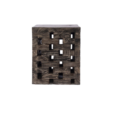 BASE MADERA CUADRADA OBSCURA