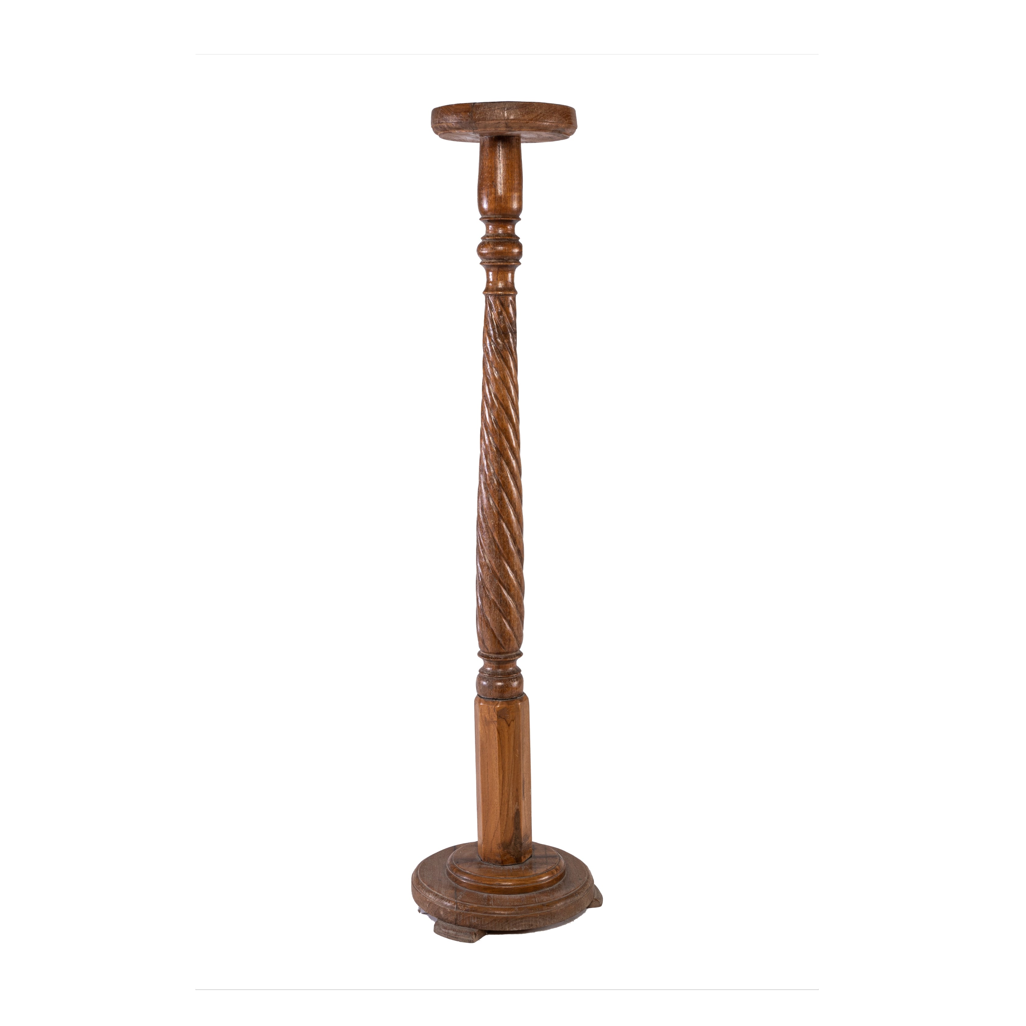 CANDELABRO ALTO MADERA
