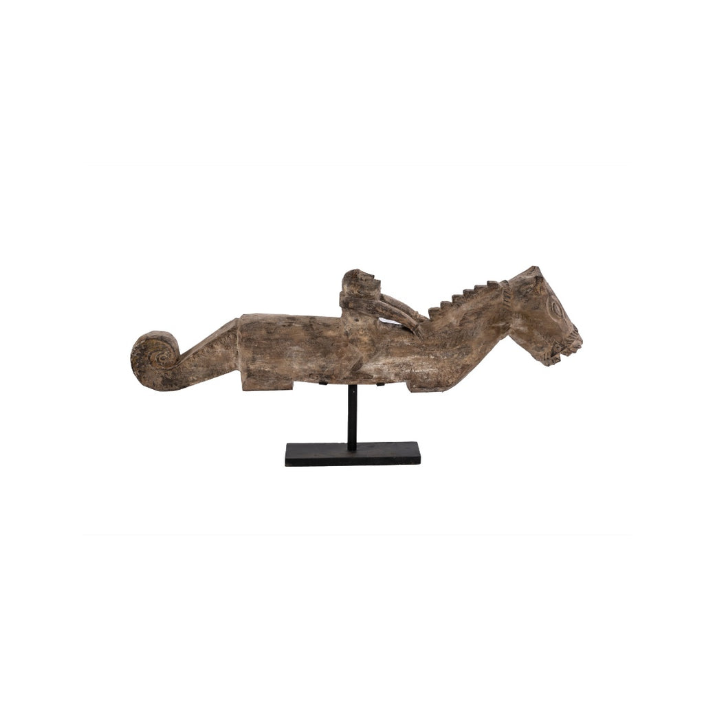 ESCULTURA CABALLO CON JINETE