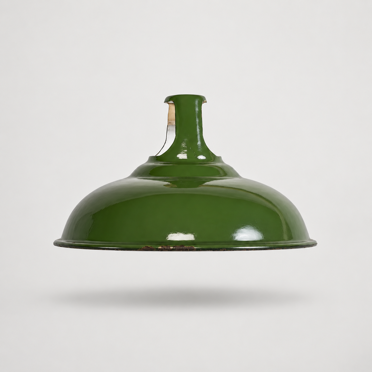 LAMPARA COLGANTE METAL VERDE