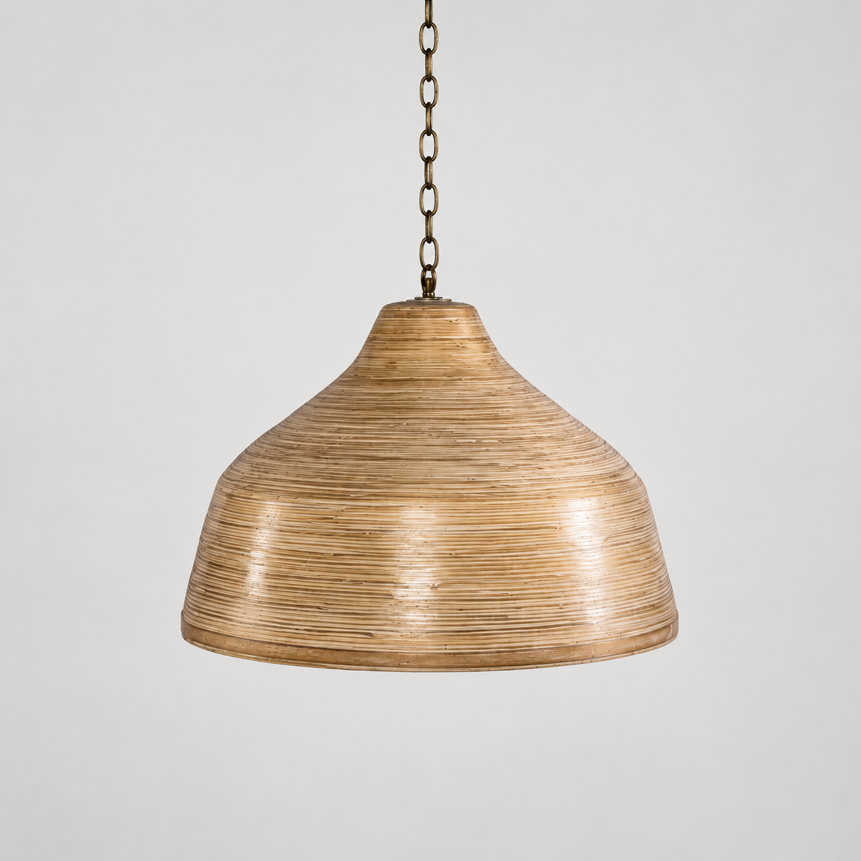 LÁMPARA REDONDA BAMBU CHICA