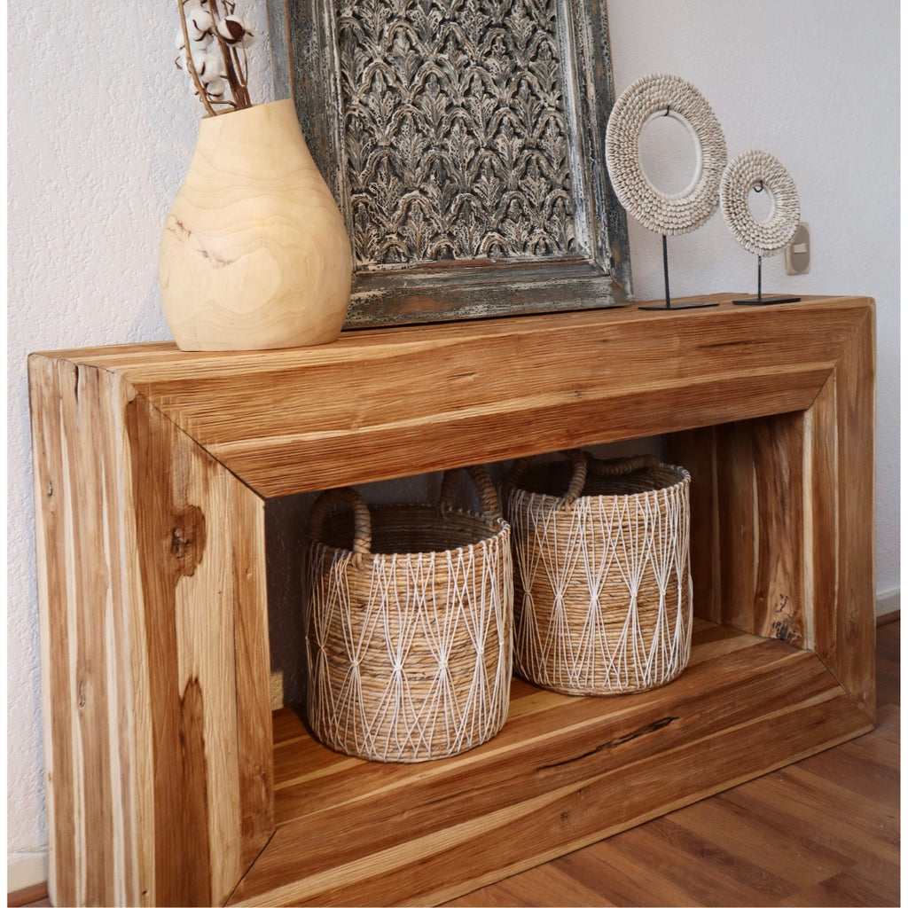 CONSOLA RECTANGULAR DE MADERA