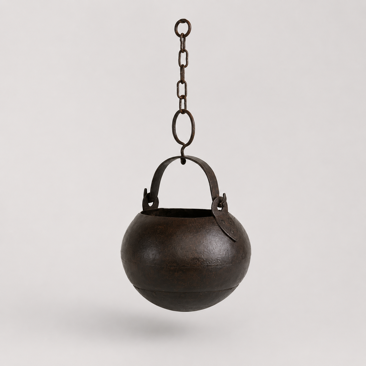 OLLA O MACETA COLGANTE METAL