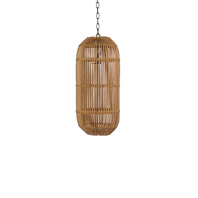 LAMPARA CILINDRO RATTAN