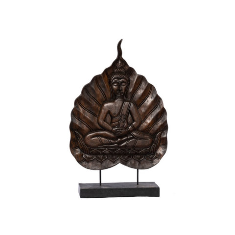 ESCULTURA HOJA CON BUDA