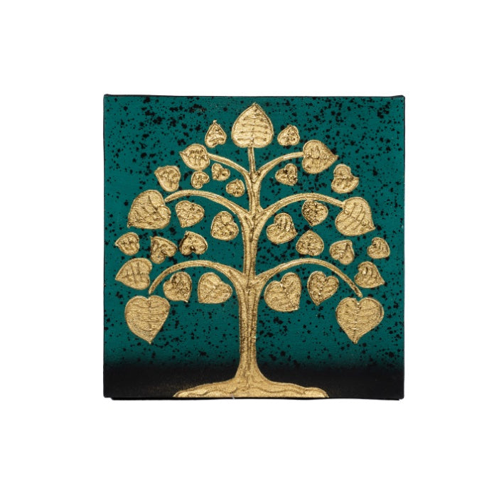 CUADRO ARBOL TUPIDO VERDE