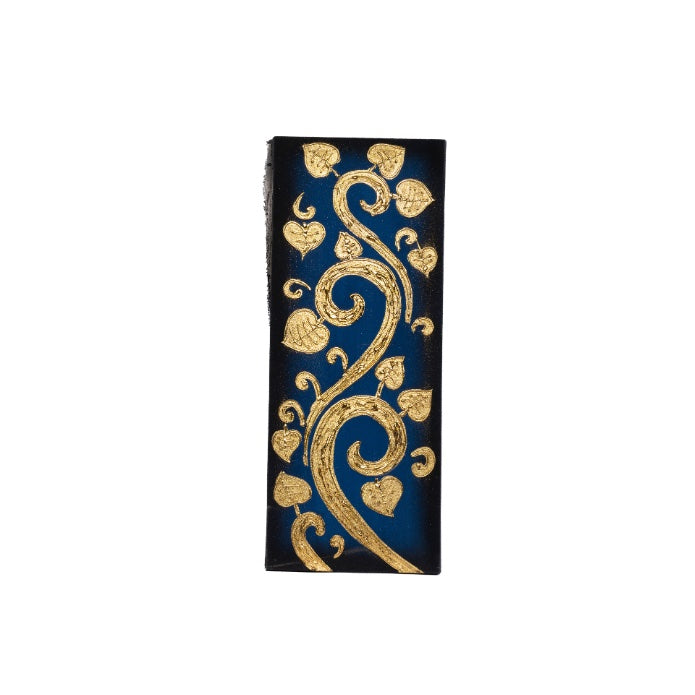CUADRO RECTANGULAR ESPIRAL AZUL