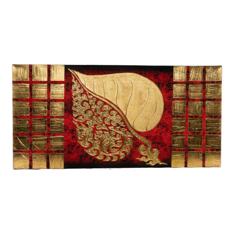 CUADRO HOJA DORADA