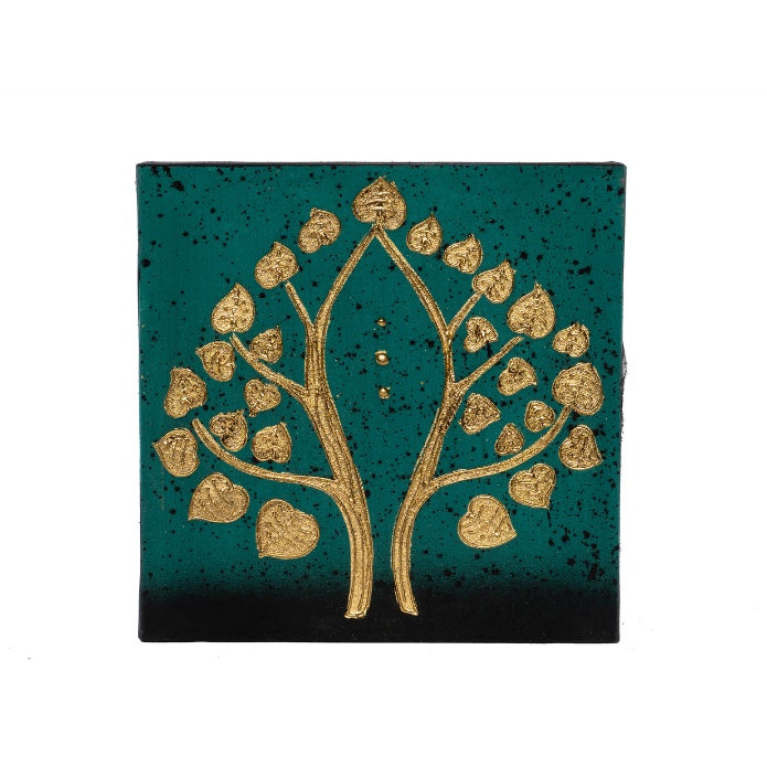 CUADRO PEQUEÑO ARBOL VERDE