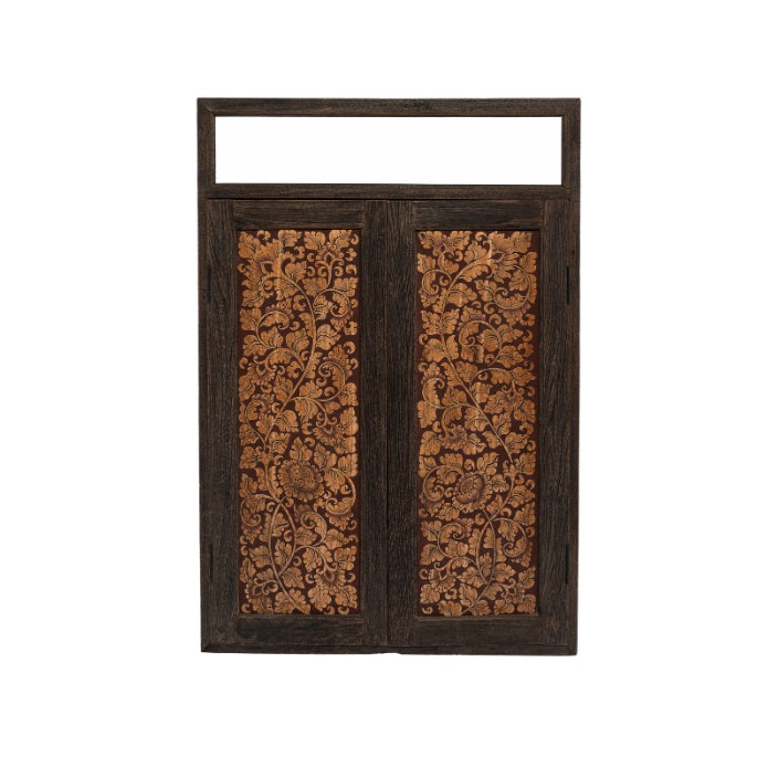 VENTANA DE TECA PINTADA