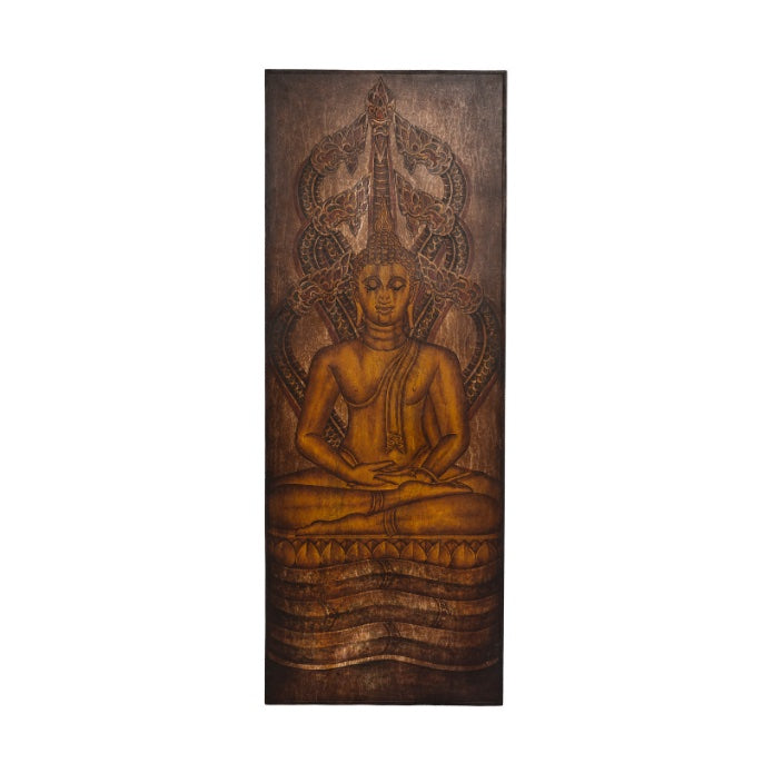 RETABLO BUDA PINTADO OBSCURO