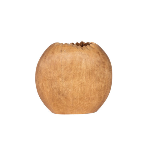 FLORERO FORMA DE COCO OBSCURO