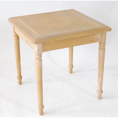 MESA LATERAL DE MADERA DE ABETO