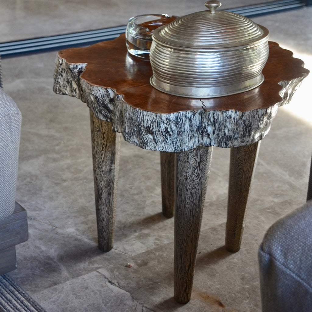 MESA LATERAL DE MADERA LISA