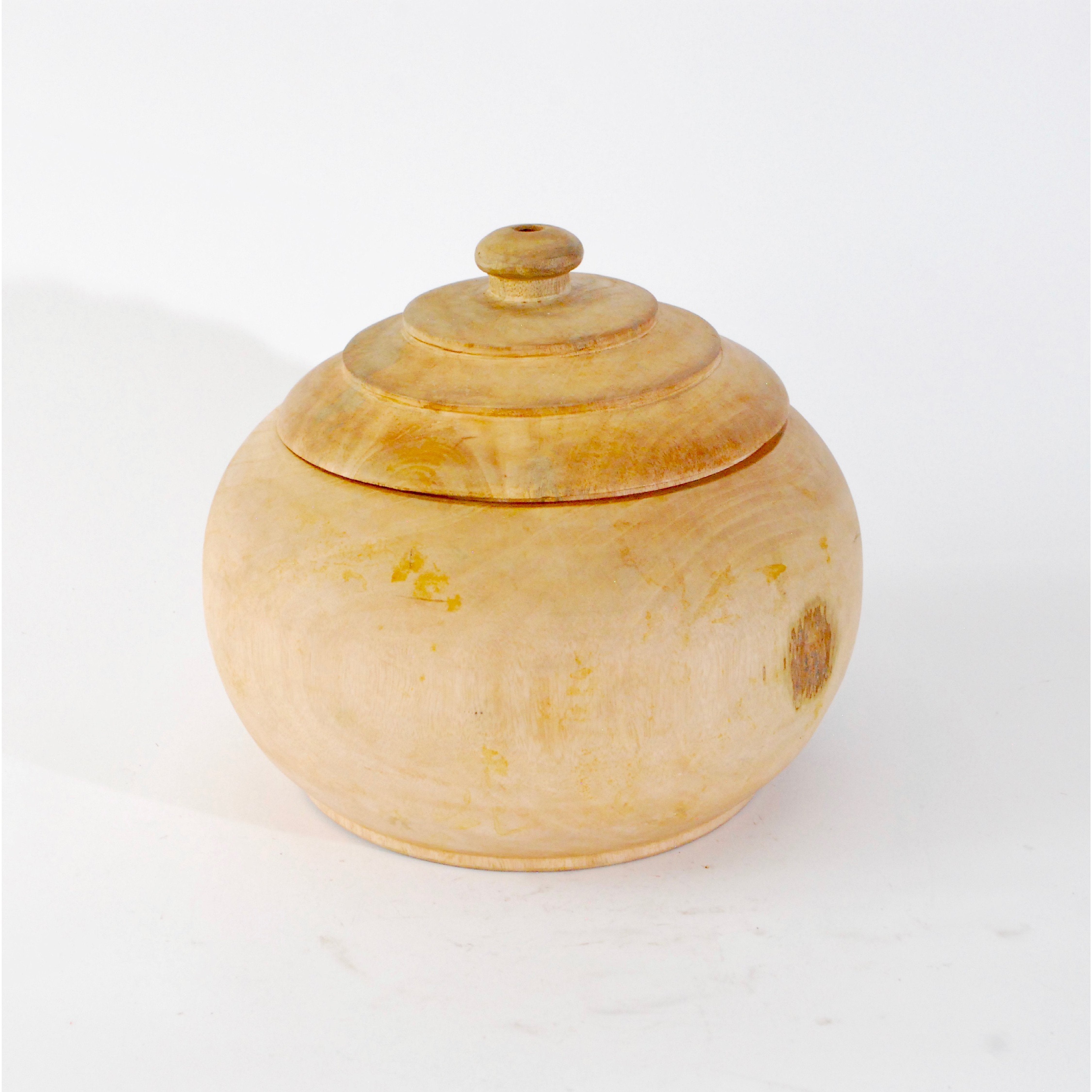 OLLA DE MADERA DE TECA