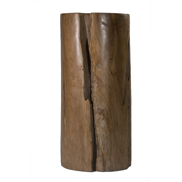 PEDESTAL CILINDRO DE TECA